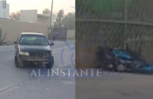 Motociclista es trasladado grave el hospital tras ser embestido por una camioneta en fraccionamiento La Virgen