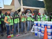 Ricardo Gallardo enchula la Colonia Providencia