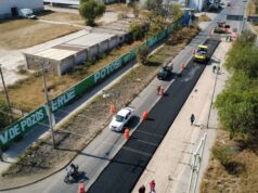 Laterales de la carretera 57 reciben rehabilitación integral