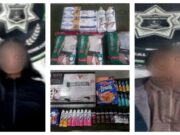 Oficiales de la GCS detuvieron a un hombre y una mujer por presunto r0bo a comercio