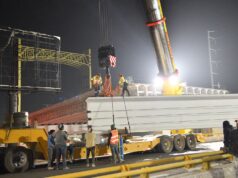 Gobierno Estatal avanza con montaje de trabes en el megapuente Valle de los Fantasmas