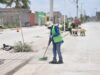 Tras lluvias recientes, Soledad intensifica limpieza en principales avenidas