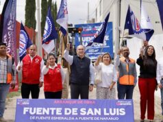 Enrique Galindo llega a 600 jornadas de Capital al 100 y arranca pavimentación en Balcones del Valle