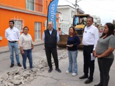Galindo inicia rehabilitación de drenaje en San Juan de Guadalupe