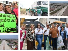 Ricardo Gallardo y Juan Manuel Navarro inauguran pavimentación y alumbrado de avenida Ponciano Arriaga