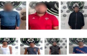 Agentes de la GCM de Soledad detienen a siete hombres y un adolescente señalados por delitos contra la salud
