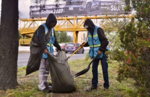 Gobierno de la Capital continúa con las labores de mantenimiento a la Avenida Salvador Nava