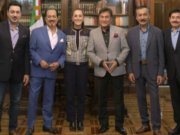 Sheinbaum recibe a Los Tigres del Norte en Palacio Nacional; «representan mucho para mexicanas y mexicanos», destaca