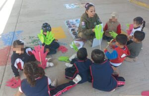 Promueve UAVI espacios sin viol3ncia con «Escuela Segura» en preescolar de San Francisco de Asís
